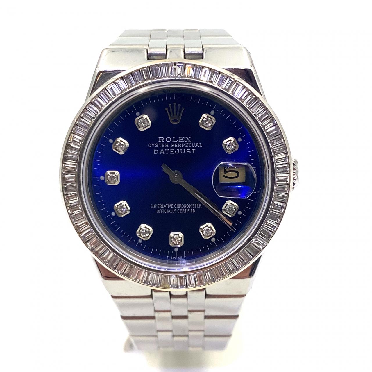 Pre-Owned Rolex DateJust Oyster Quartz 36mm Stainless Steel Watch 17013 Diamond Dial