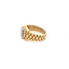 .90 Carat Round Brilliant Diamond Rolex President Style Ring 14K Yellow Gold