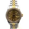Pre-Owned Rolex DateJust 26mm Stainless Steel &amp; 18K Yellow Gold Watch 69173 FACTORY Diamond Dial