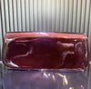 Pre-Owned Louis Vuitton Amarante Patent Leather Sobe Clutch w/ Entrupy COA
