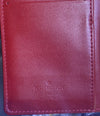 Pre-Owned Louis Vuitton Red Vernis Small Monogram 6 Ring Agenda Notebook