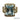 14K Yellow Gold Ring with 4.50Ct Rectangular Aquamarine and Baguette Diamond Accents Size 4.25