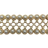 7.80 Carat Diamond and Cultured Akoya Pearl Heavy 18K Yellow Gold Bracelet Size 6.75