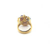 Pre-Owned Bellarri 18K Yellow Gold Multi Gemstone and Diamond Ring Size 8