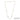 14K Yellow Gold Twist Herringbone Necklace with 8 Cultured Pearls 16-Inch