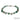 Sterling Silver Multi-Color Tourmaline Bead Bracelet – Green, Teal & Blue, 7.5”