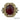 Pre-Owned Orianne 14K Yellow Gold Ring with 7.05ct Oval Ruby & 1.76ct Diamond Accents Size 7