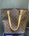 Pre-Owned Louis Vuitton Vavin GM Brown Monogram Canvas Tote Bag w/ Gold Tone Hardware
