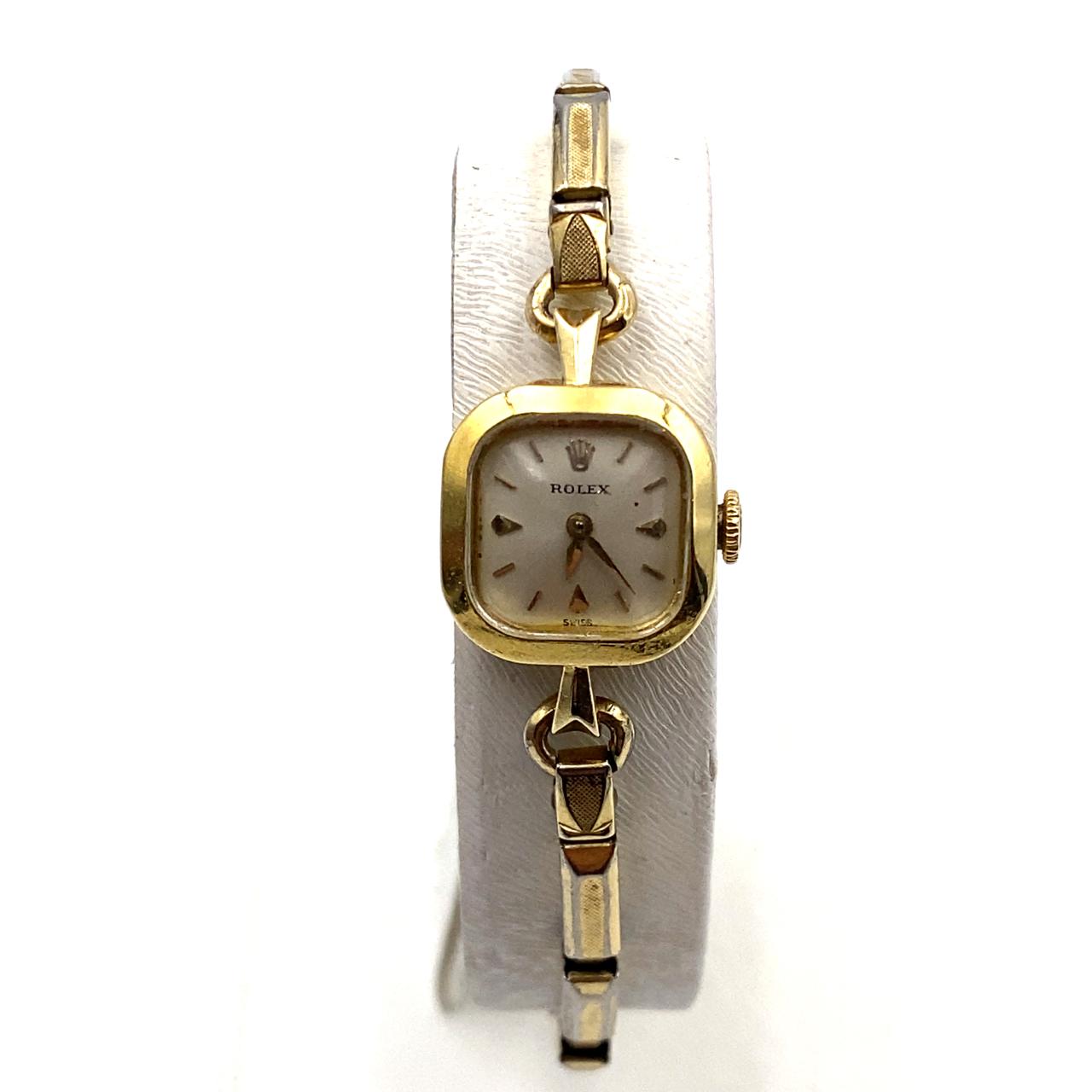 Pre-Owned Rolex Ladies 14K Yellow Gold 15mm Cocktail Watch
