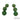 10K Yellow Gold 1980’s Fixed Drop Earrings with Natural Emeralds