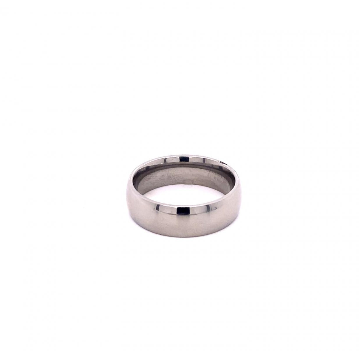Men's Light Weight Titanium Engagement Band Ring Size 9.75