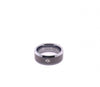Men&#39;s .03 Carat Tungsten Carbon Triton Engagement Ring Band Size 8.00
