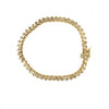 1.96ctw Classic S-Link Round Diamond Tennis Bracelet 10K Yellow Gold