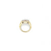 0.65ctw Sapphire and .04ctw Diamond Ring 18K Yellow Gold Size 3.00