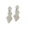 Stunning Diamond and 18K White Gold Estate Earrings w/ 10.20 Carats of Diamonds!
