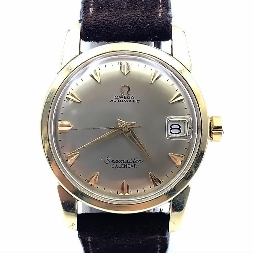 Pre-Owned Omega Seamaster 34mm Gold Capped Watch 2849 Circa 1960's