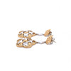 Pre-Owned Bergio Marked .75ctw Brilliant Diamond 14K Two Tone Earrings