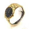 Pre-Owned Movado Dress Watch 32mm Gold tone Case Black Roman Numeral Dial