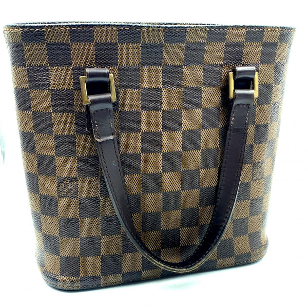 Louis Vuitton Shoulder Tote Handbag Damier Azur Canvas Authentic Pre-Owned