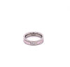 Men&#39;s Titanium Pink Camo Inlay Diamond Engagement Band Size 7